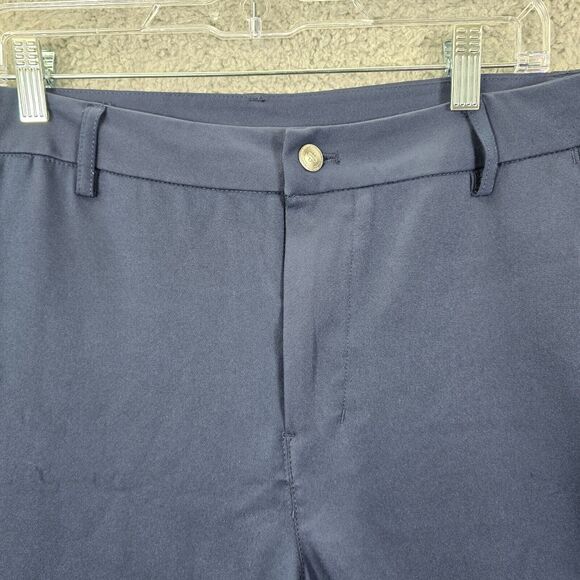 &Collar Men's Performance Stretch Dress Pants Size 36 X 30 Spandex Blend Blue - Picture 3 of 12